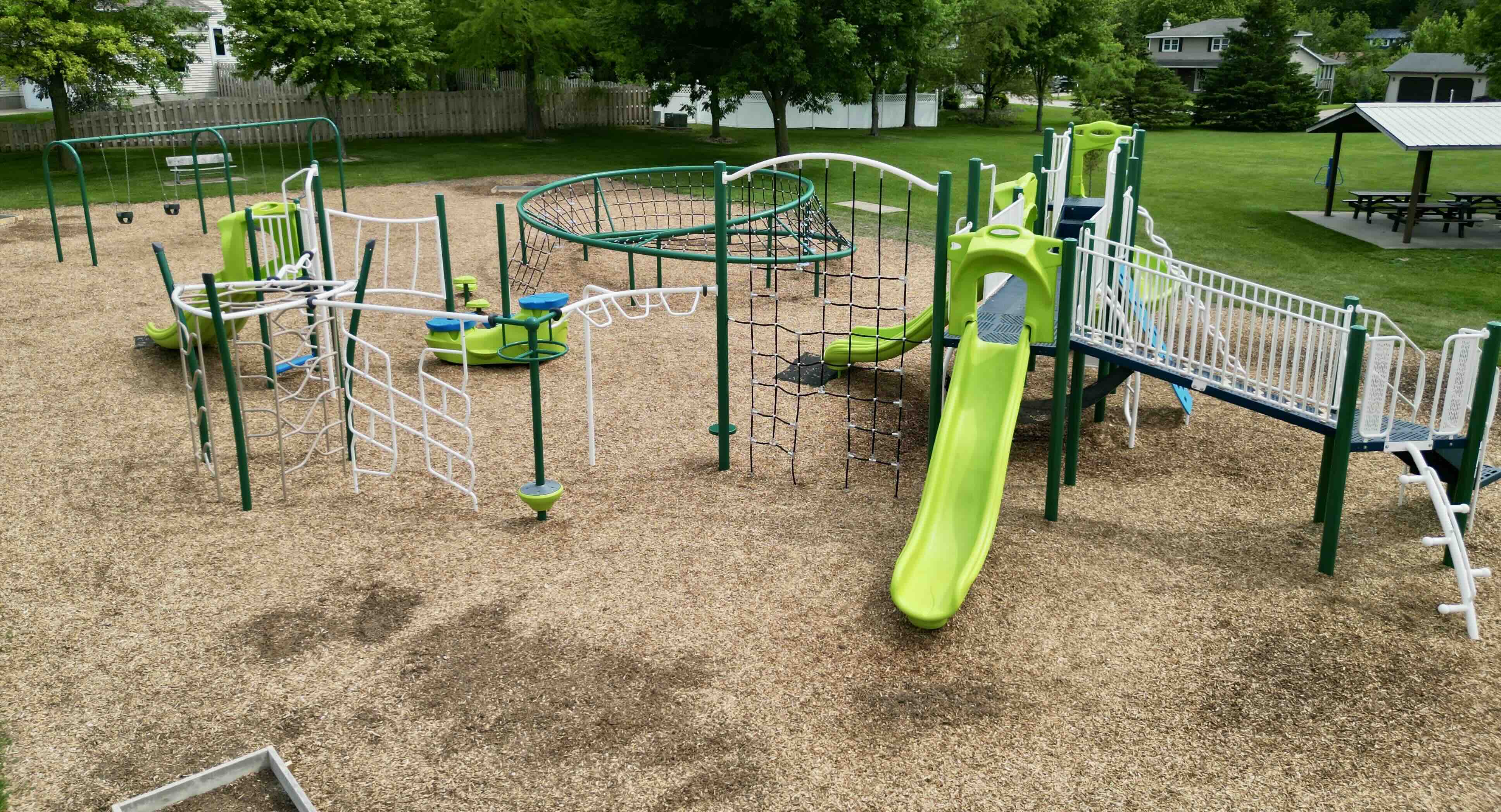 NDS Inclusive Playground with Ziplines